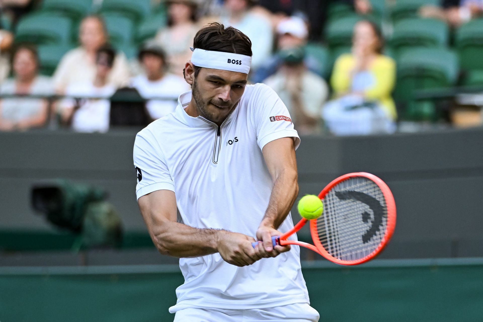 Taylor Fritz at Wimbledon 2025. (Photo: Getty)